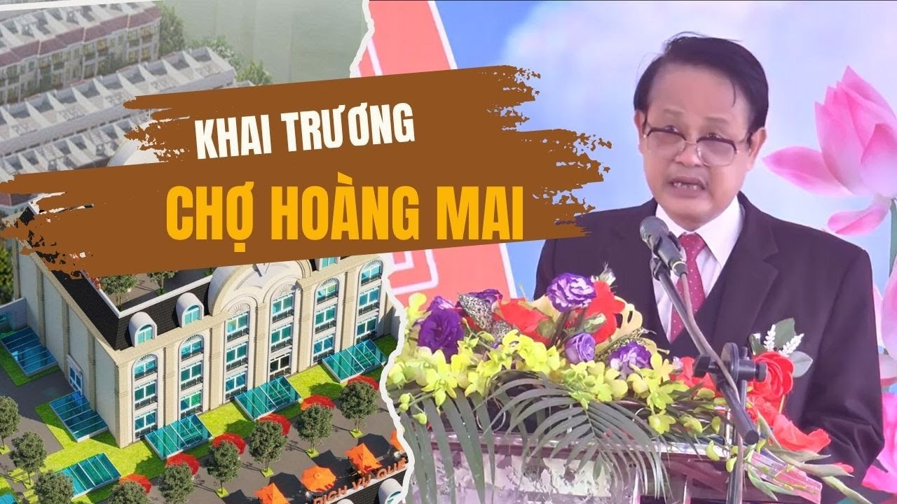 Khởi công chợ Hải An Hoàng Mai Nghệ An | Hiệp hội phát triển chợ Việt Nam